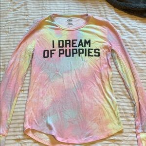 Pink long sleeve shirt